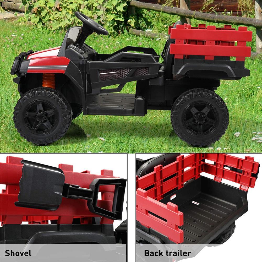 Enyopro™ 12v Kids Ride On Red Truck Kids Cars
