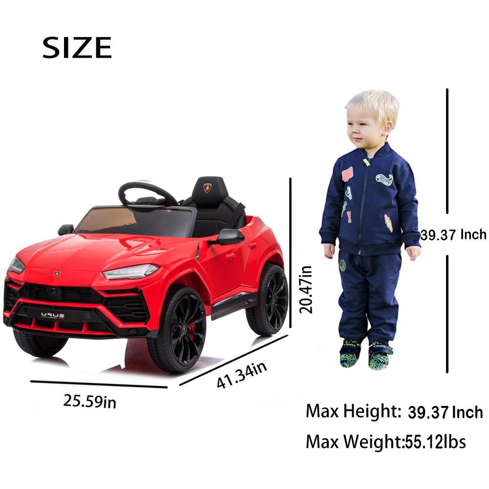 Enyopro™ Kids Red Lamborghini Ride On Toys Car With Remote