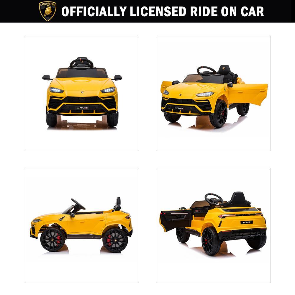 Enyopro™ Kids Yellow Lamborghini Ride On Toys Car With Remote