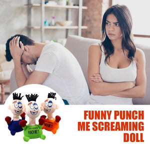 Buy 2 Free Shipping - Funny Punch Me Screaming Doll