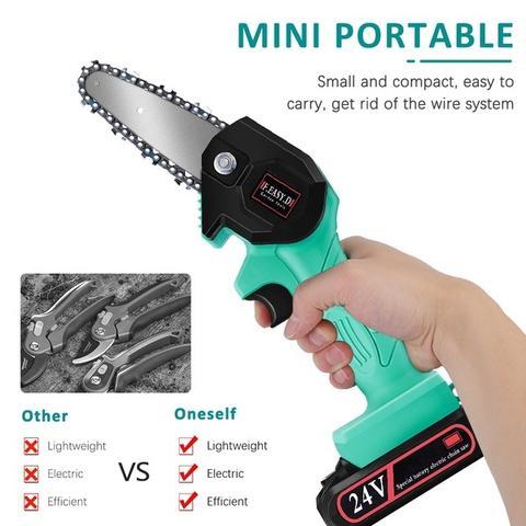 【SPRING SALE - 60% OFF】 - Rechargeable 24V Lithium Chainsaw