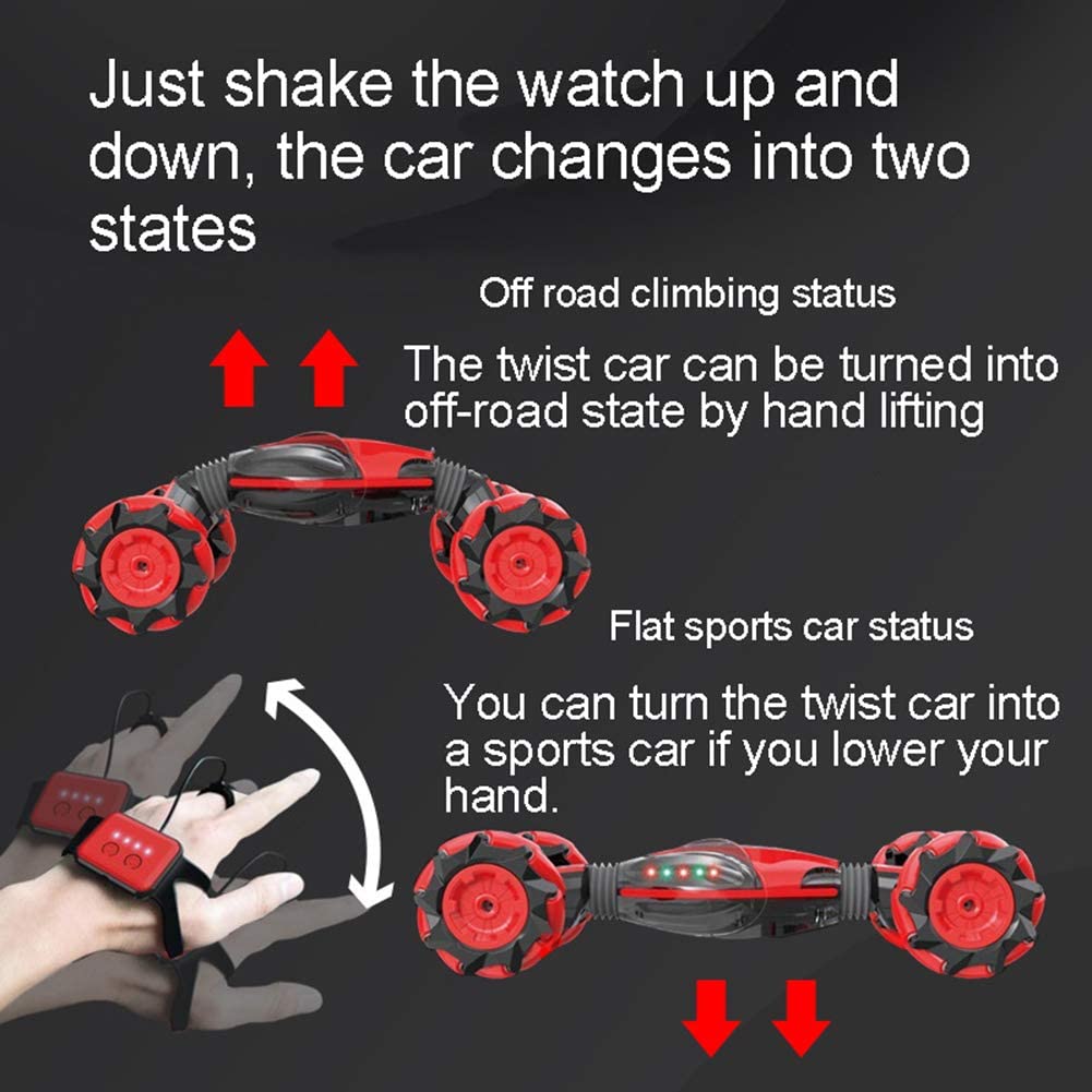 Gesture Sensing RC Stunt Car with Off-Road, Four-Wheel Drive