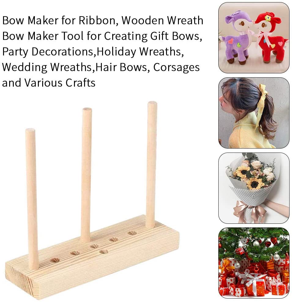 Wooden Bow and Rosette Maker - MadamCrafty