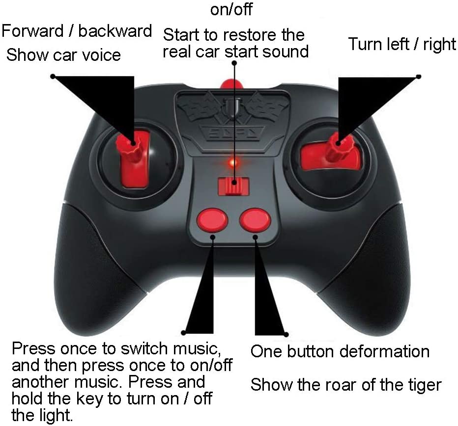 Gesture Sensing RC Stunt Car with Off-Road, Four-Wheel Drive