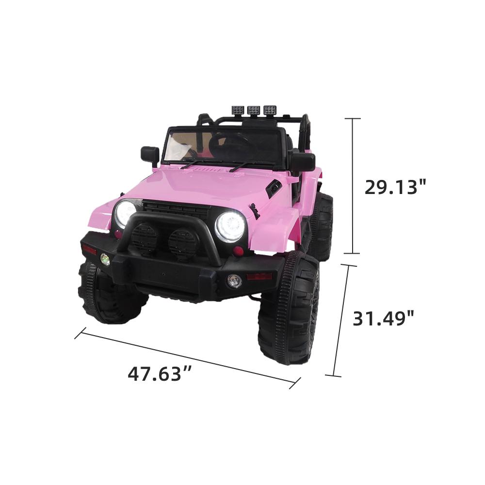 Enyopro™ Black Electric Vehicles Ride on Truck W/Light
