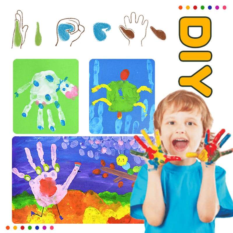 （Clearance sale-50%）Funny Finger Painting Kit