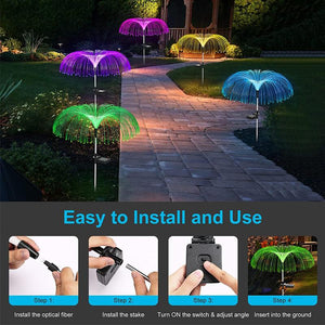 Free Shipping - Solar garden jellyfish light