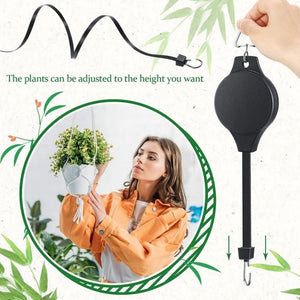 🎉Spring Cleaning Big Sale 50% Off 🎉Plant Pulley Set For Garden Baskets Pots, Birds Feeder