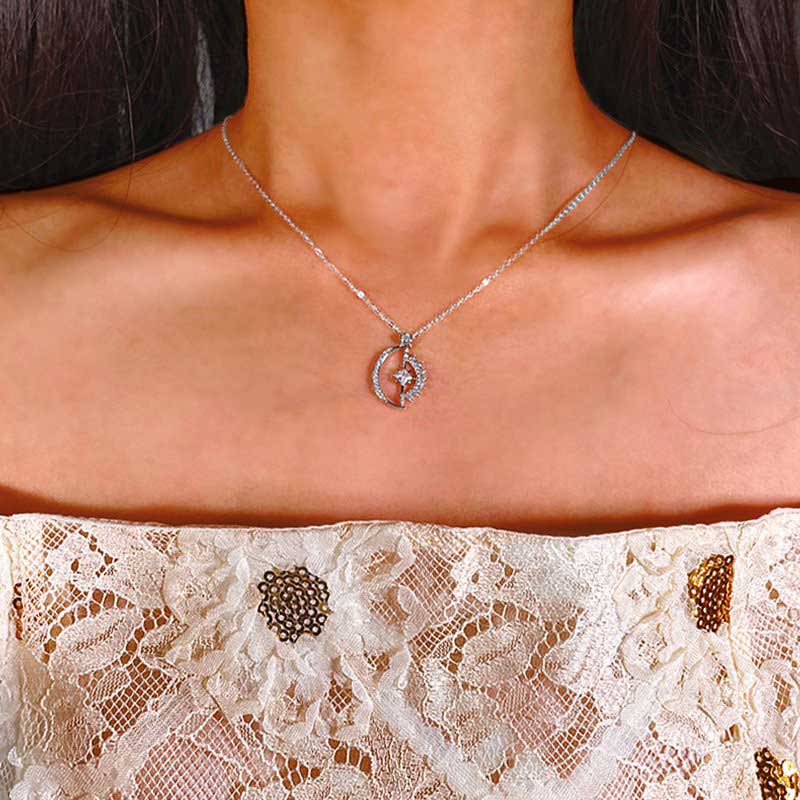 Badass Squad Have Each Other's Back Sun & Moon Necklace