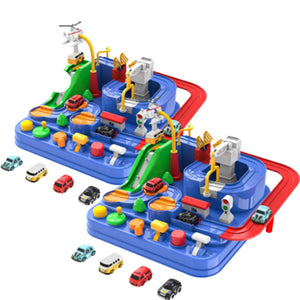 Racing Rail Car Model Educational Children Track Car Toys