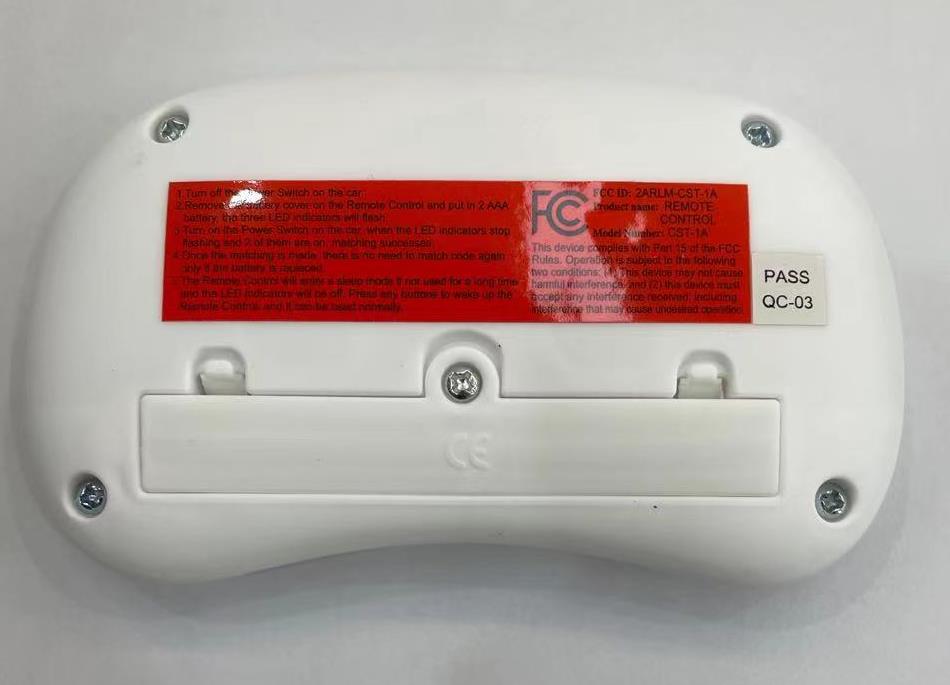 Remote control-common to all models