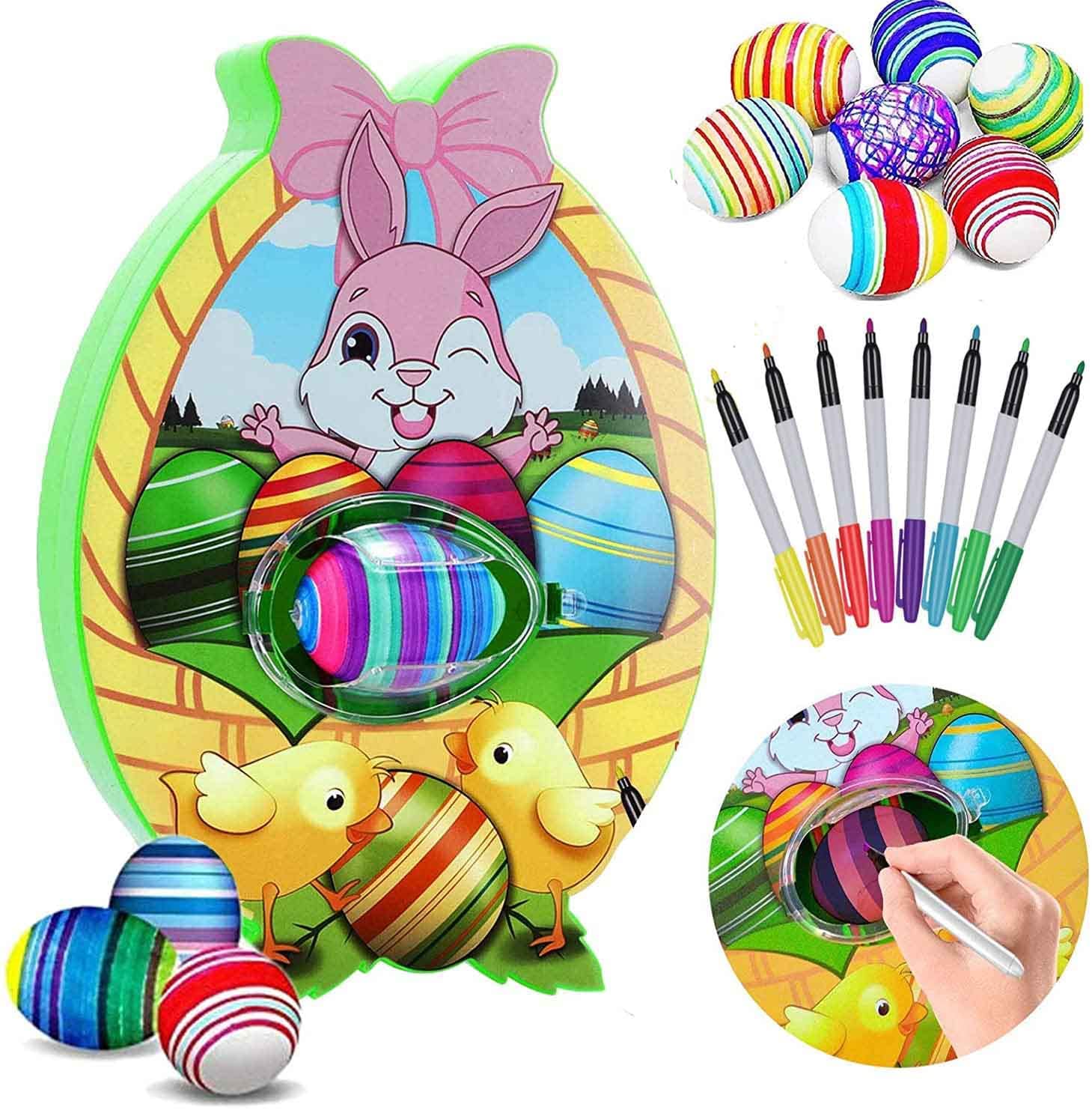 Motorized easter egg decorative kit