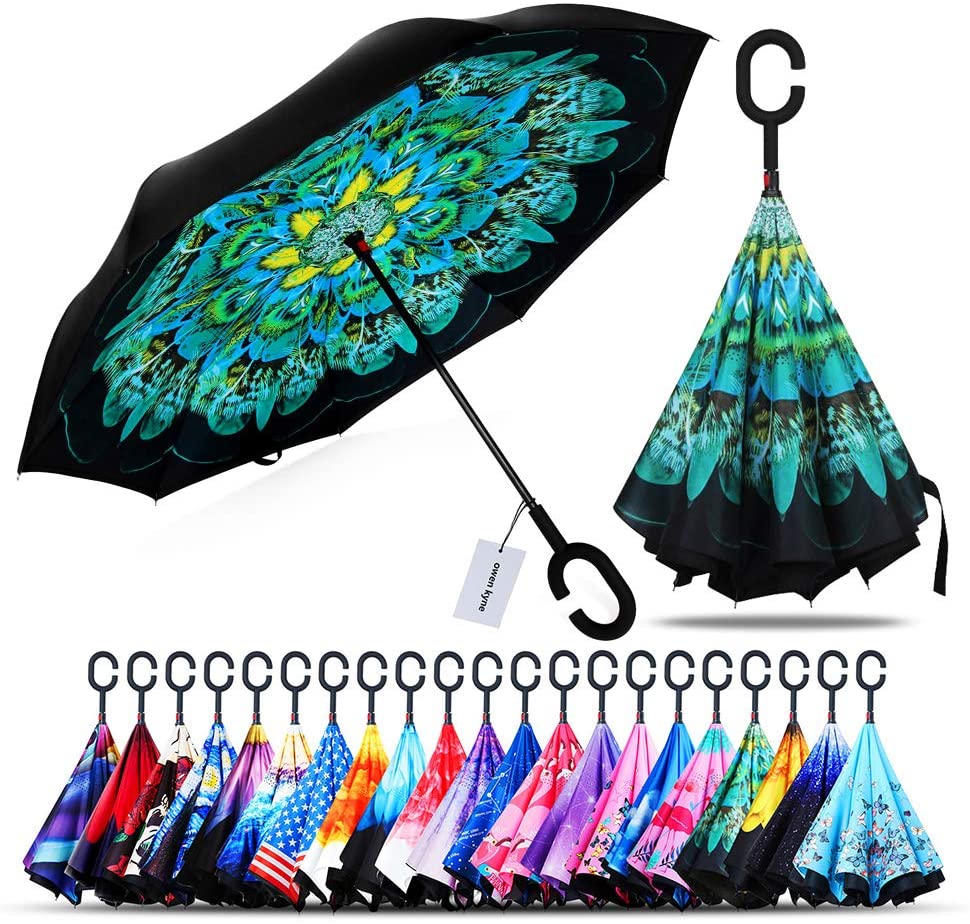 🎉Mother's Day Sale- 50% OFF🎉Windproof Double Layer Folding Inverted Umbrella