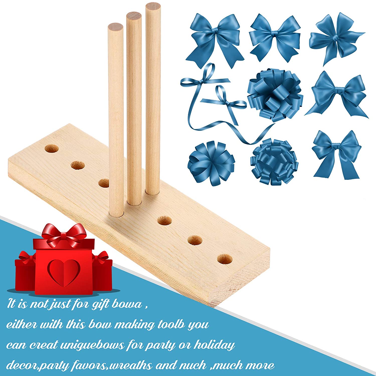 Wooden Bow and Rosette Maker - MadamCrafty