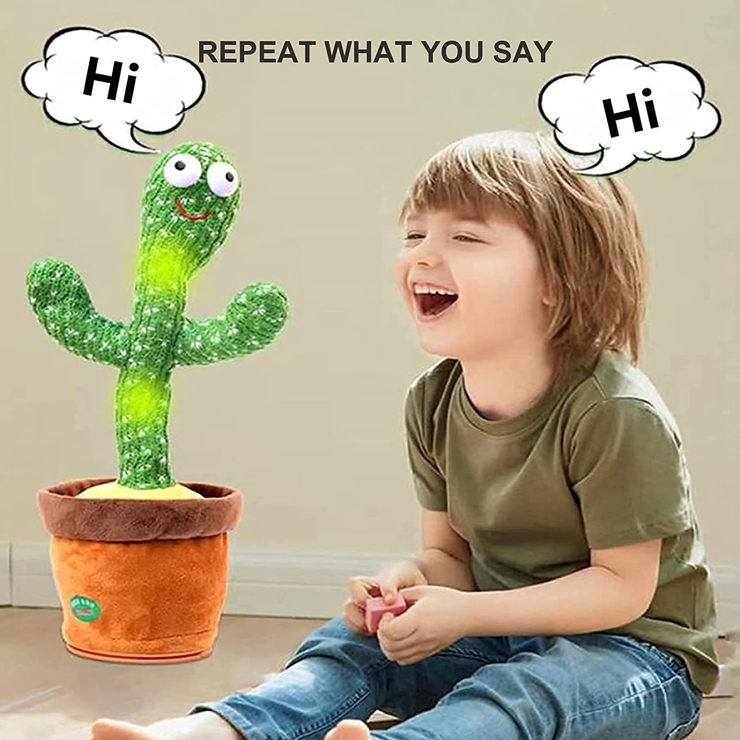 Buy 3 Get 1 Free - Dancing Cactus Toy
