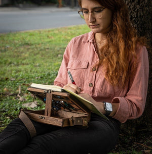 Writers Messenger Wood Box