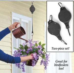 🎉Spring Cleaning Big Sale 50% Off 🎉Plant Pulley Set For Garden Baskets Pots, Birds Feeder