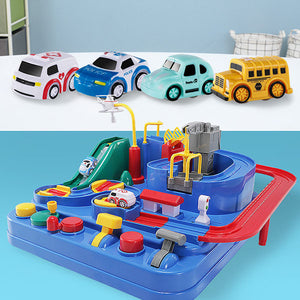 Racing Rail Car Model Educational Children Track Car Toys