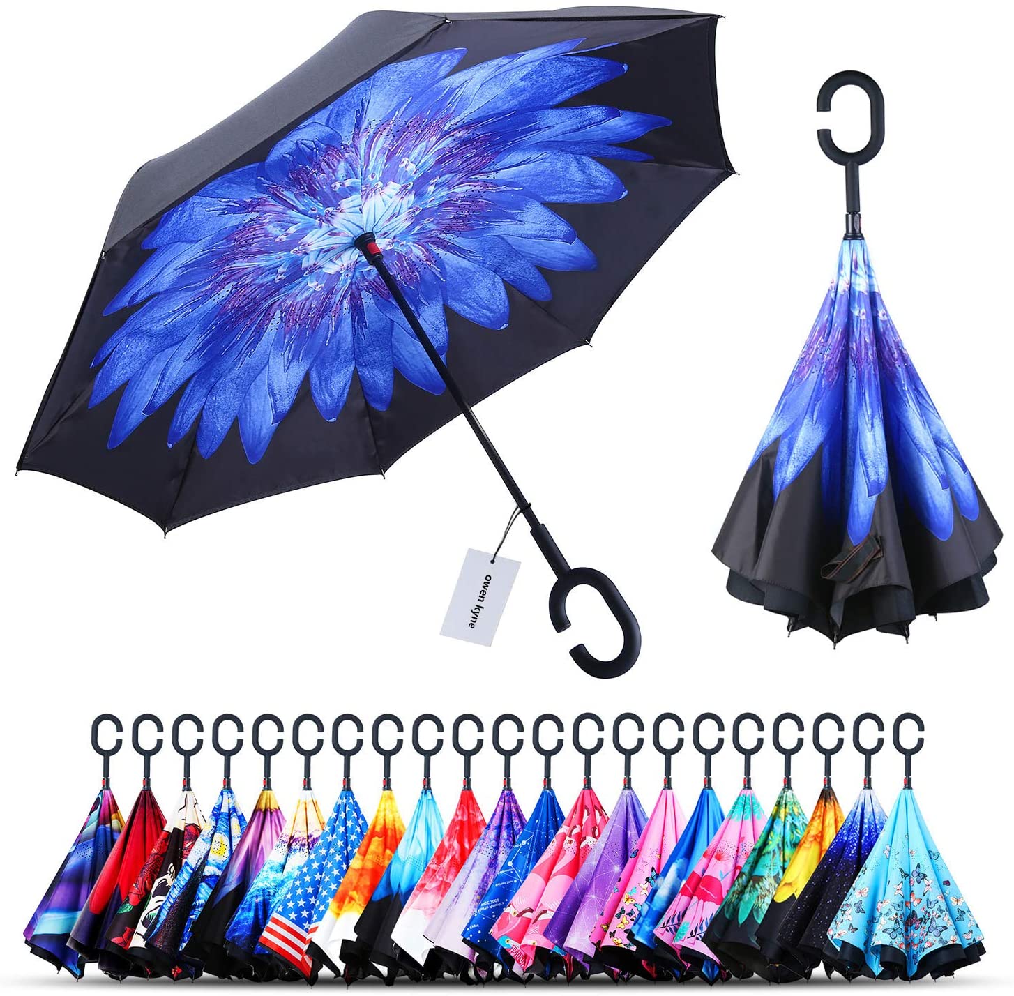 🎉Mother's Day Sale- 50% OFF🎉Windproof Double Layer Folding Inverted Umbrella