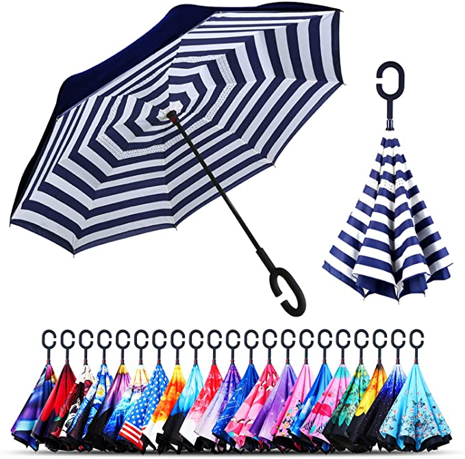 🎉Mother's Day Sale- 50% OFF🎉Windproof Double Layer Folding Inverted Umbrella