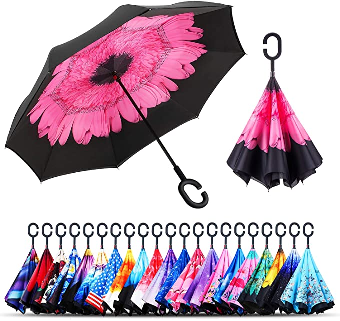 🎉Mother's Day Sale- 50% OFF🎉Windproof Double Layer Folding Inverted Umbrella