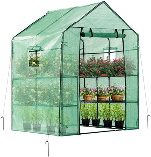 🎉Spring Cleaning Big Sale 50% Off 🎉Plant Garden Hot House 2 Tiers 8 Shelves