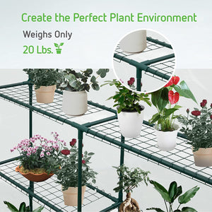 🎉Spring Cleaning Big Sale 50% Off 🎉Plant Garden Hot House 2 Tiers 8 Shelves