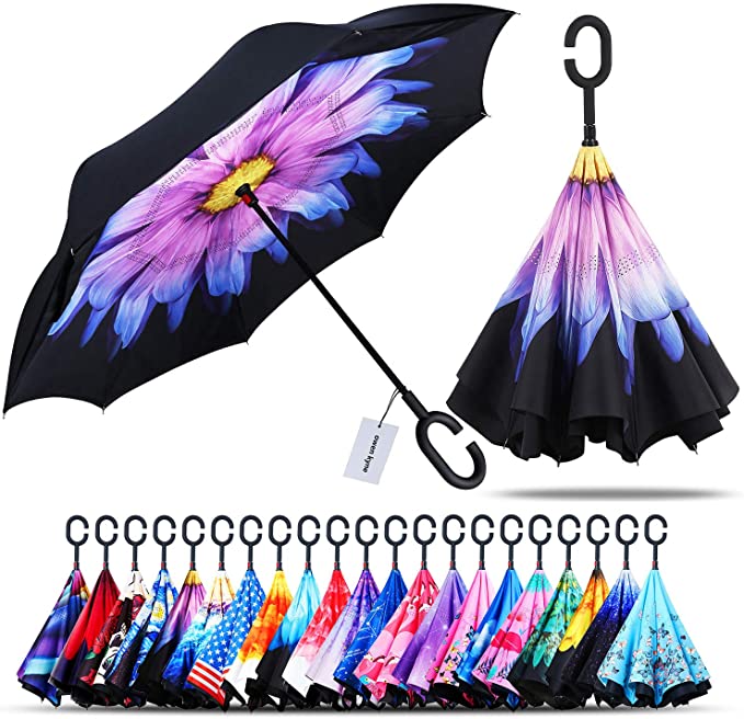 🎉Mother's Day Sale- 50% OFF🎉Windproof Double Layer Folding Inverted Umbrella