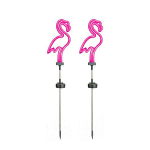 Pink Flamingo Solar LED Neon Light