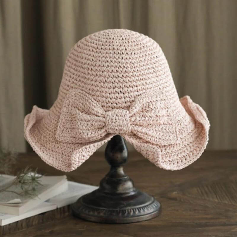 VigorDaily Brim & Bow Summer Hat