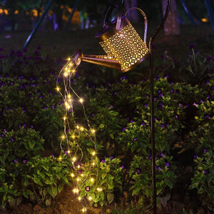 Outdoor Solar Waterfall Lights garden decoration