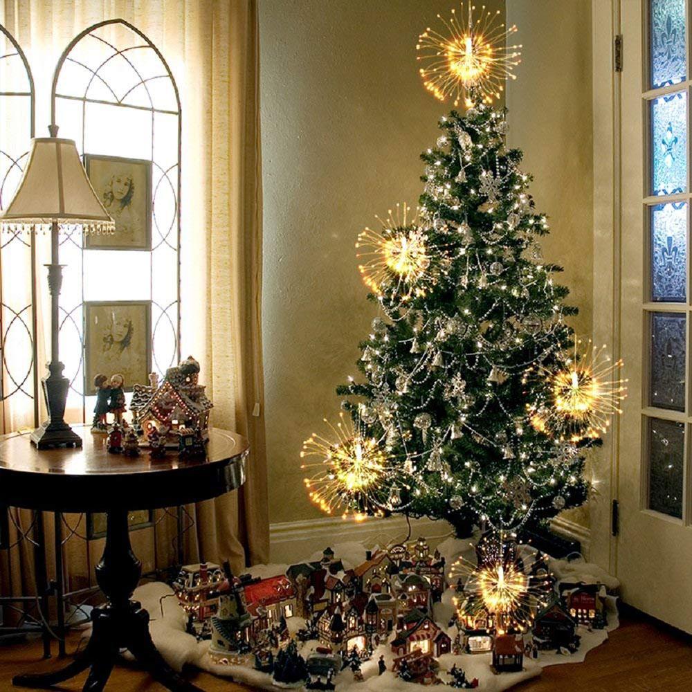 Seizeen™Led Christmas String Fairy Lights, Bouquet Shape Hanging Fairy Lights with Remote, Q6