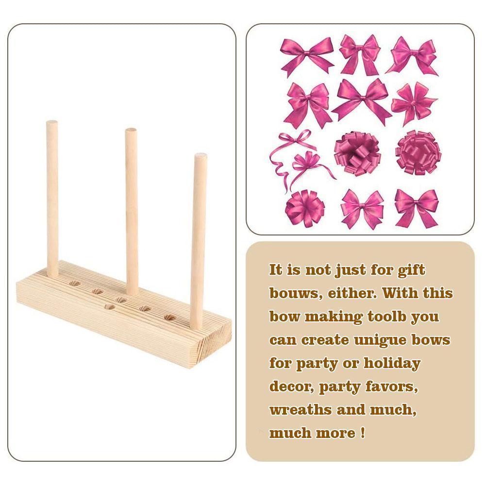 Wooden Bow and Rosette Maker - MadamCrafty