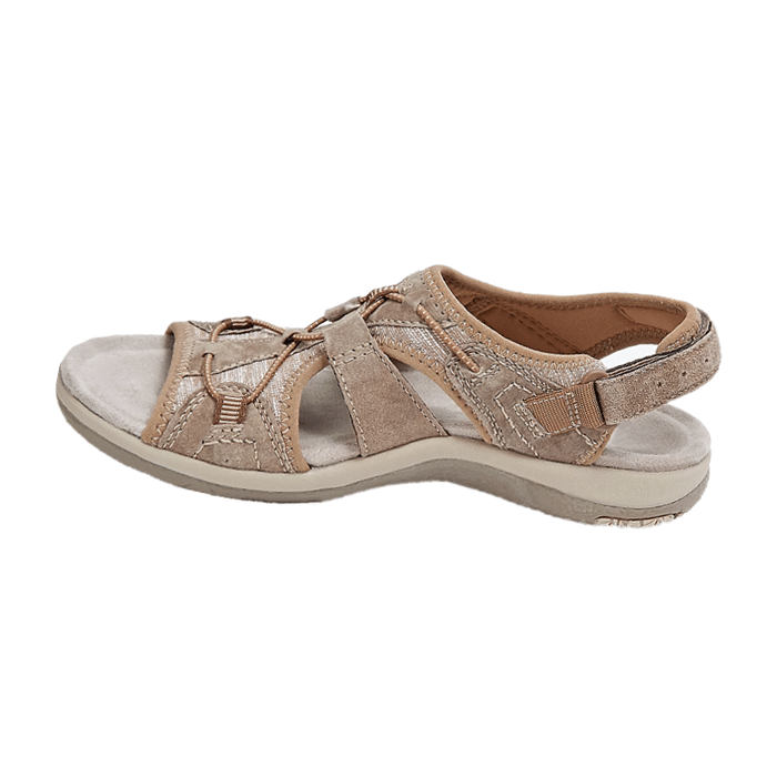 Women's Soft Adjustable Sandals, Orthotic Plantar Fasciitis Arch Support Sandals for Flat Feet
