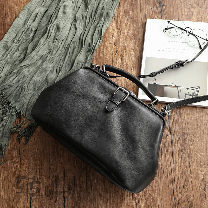 Top Quality Pure Leather Retro Handmade Bag