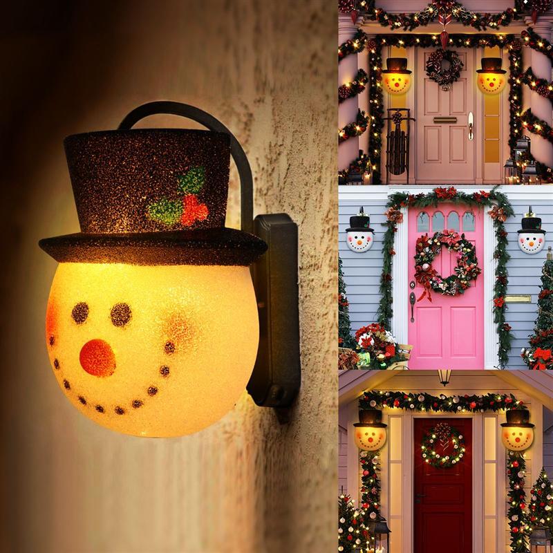 Christmas Snowman Porch Light Covers(🎄Only $9.90 for the second one&Free Shipping‼)
