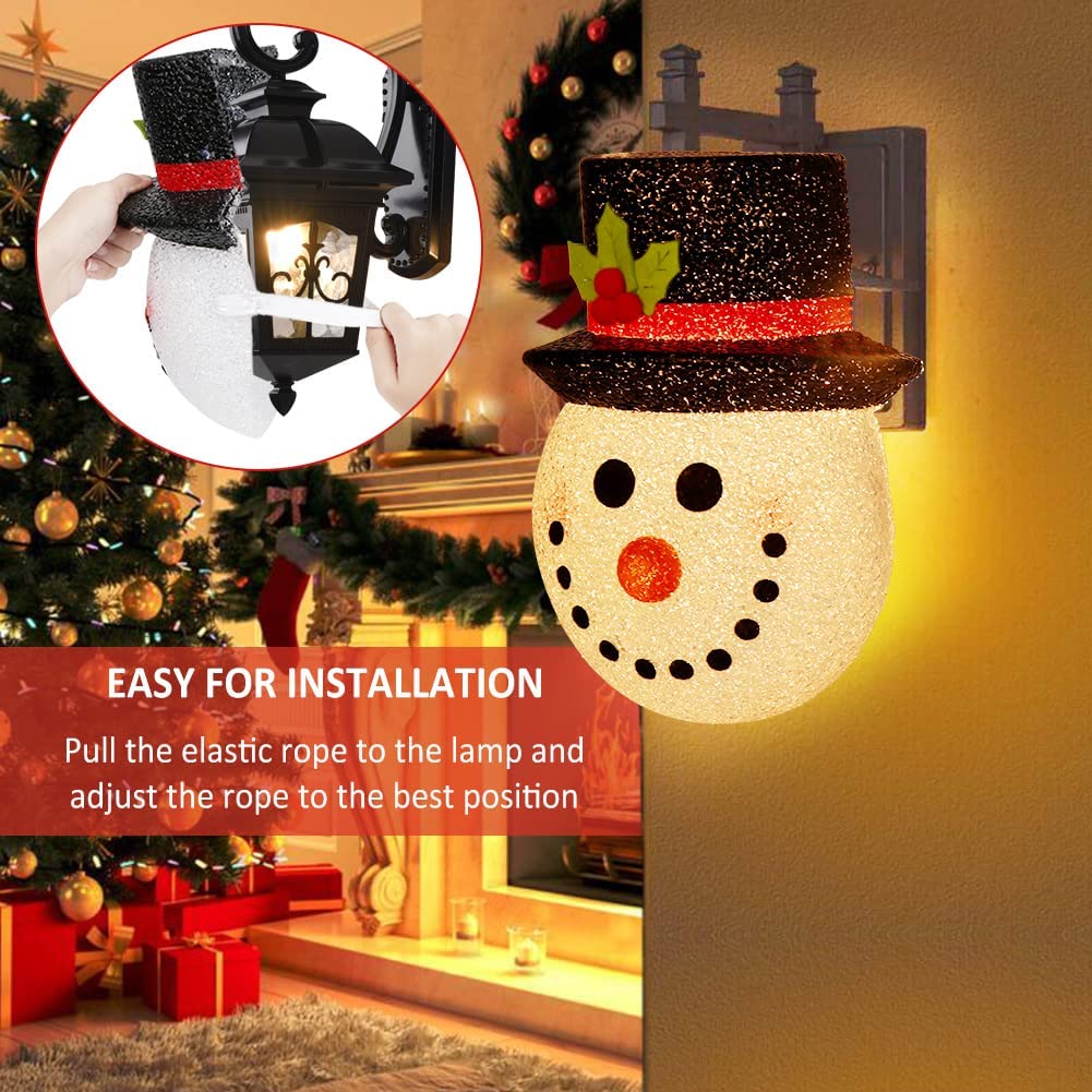 Christmas Snowman Porch Light Covers(🎄Only $9.90 for the second one&Free Shipping‼)