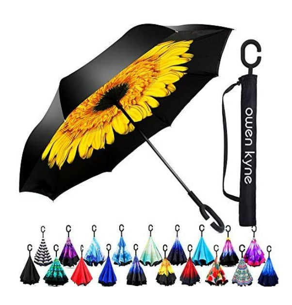 🎉Mother's Day Sale- 50% OFF🎉Windproof Double Layer Folding Inverted Umbrella