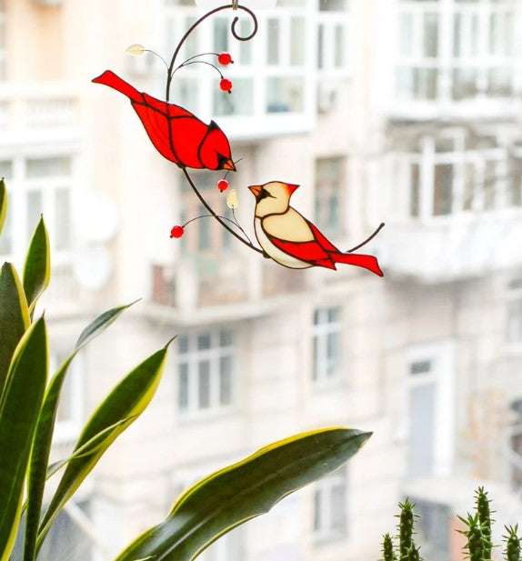 Best Mother's Day - Bird Window Hanging