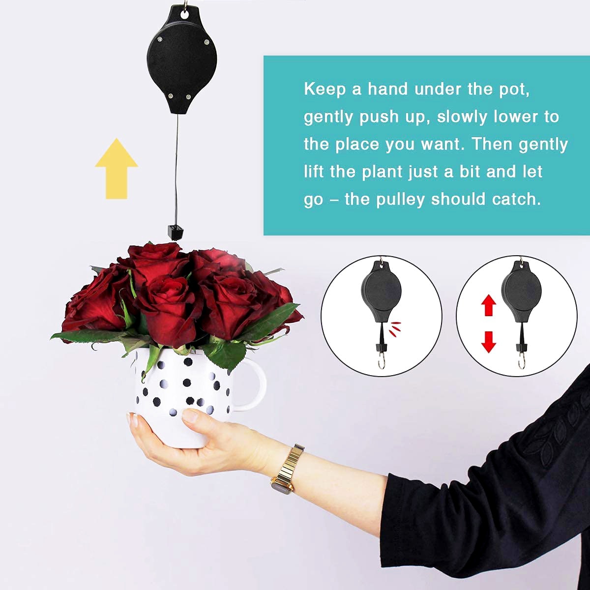 🔥Buy 2 Get 1 Free🔥 Easy Reach Plant Pulley Set