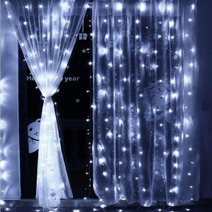 3M x 3M 300-LED Outdoor Decoration Curtain String Light