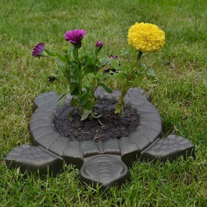 Turtle Shape Garden Path Paving Mold Planting Flower Concrete Cement Maker Decor