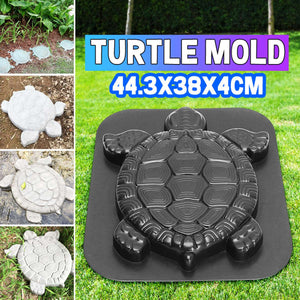 Turtle Shape Garden Path Paving Mold Planting Flower Concrete Cement Maker Decor