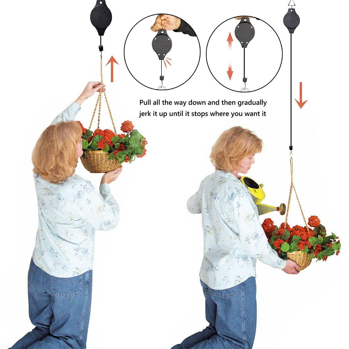 🔥Buy 2 Get 1 Free🔥 Easy Reach Plant Pulley Set