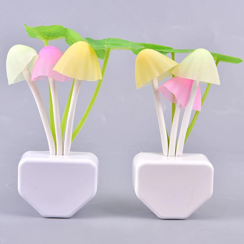 PACK OF 2 LED - LED Mushroom Night Light