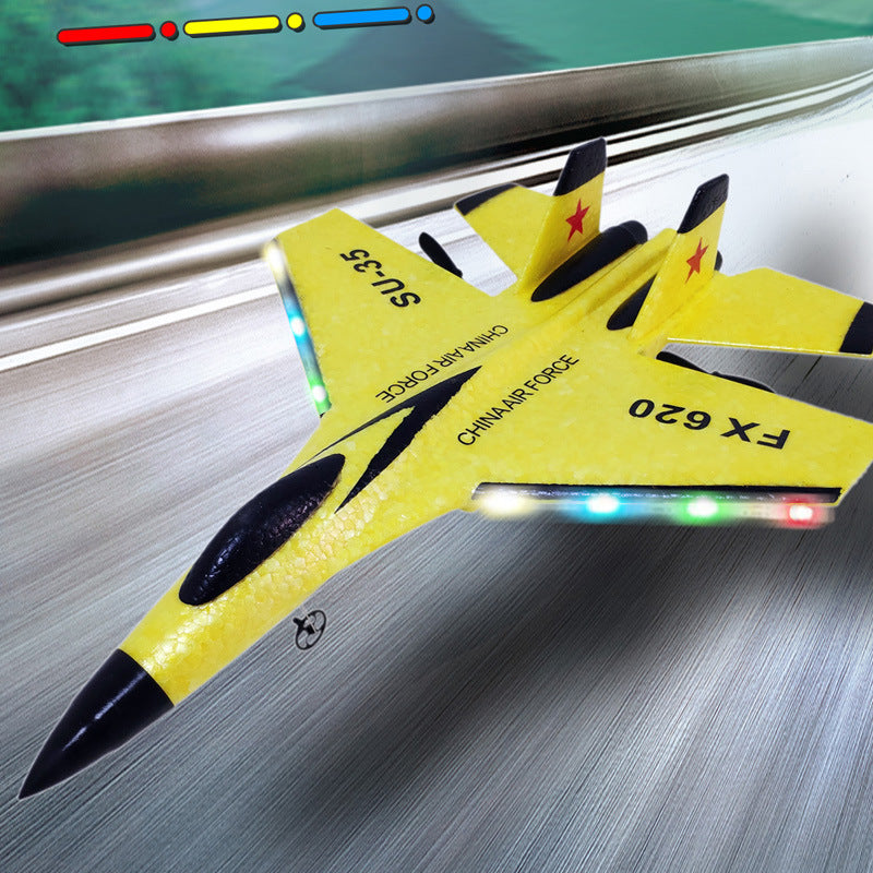 Glider Remote Flying Model Toys High Speed Flexible Foam Fighter Aircraft