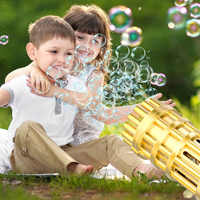 Buy 2 Free Shipping - 18-hole Gatling Bubble Machine