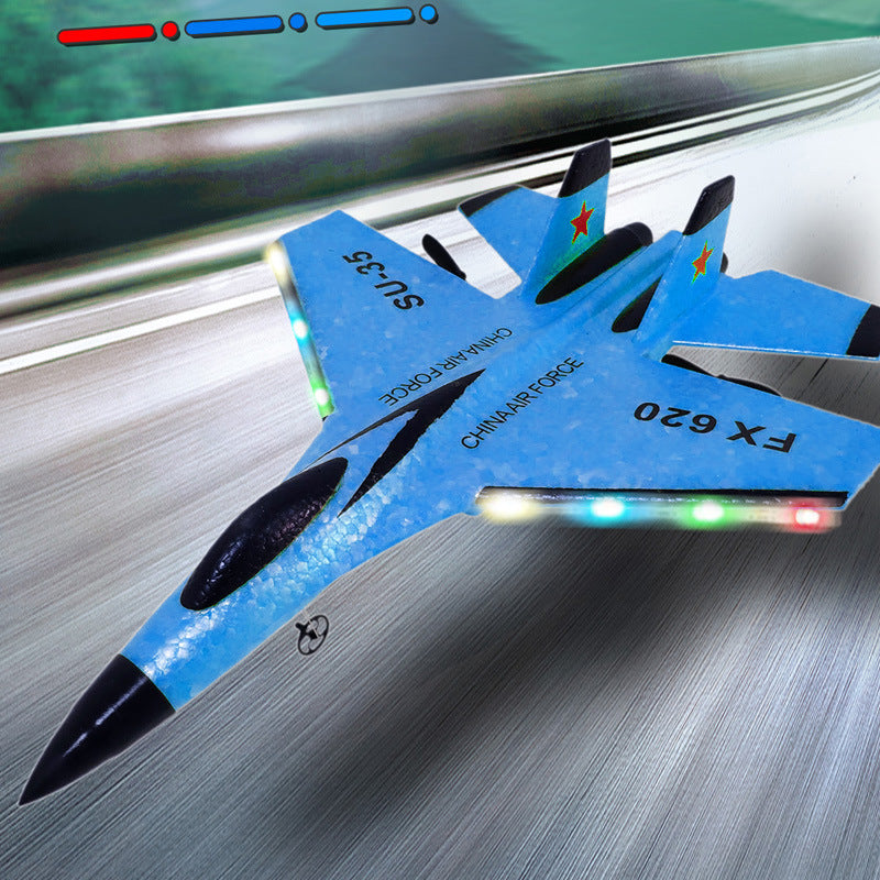Glider Remote Flying Model Toys High Speed Flexible Foam Fighter Aircraft