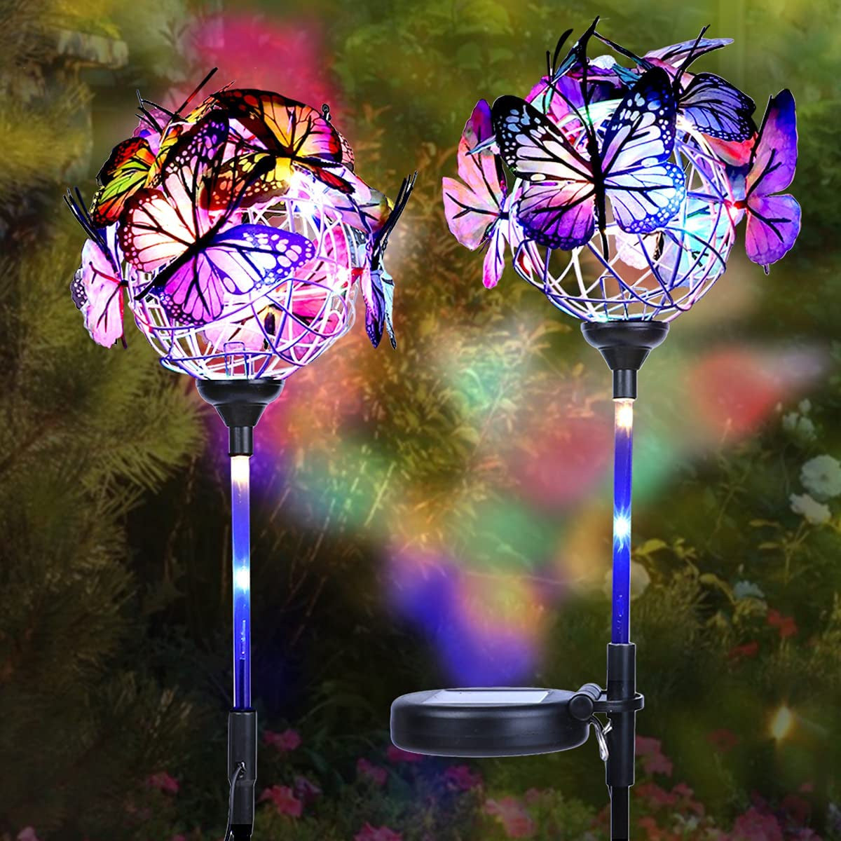 🎉Mother's Day Sale - 50% off🎉🦋Solar Butterfly Stake Lights 2pcs
