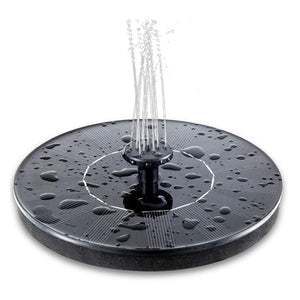 Solar Powered Fountain Pump Bird Bath for Garden